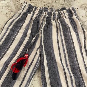 Loose cotton pants